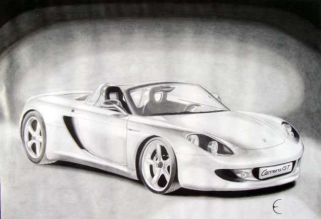 porsche carrera GT Pencil