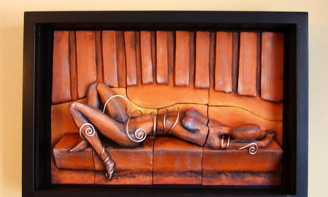 Escultura para pared