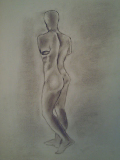 ESCULTURA Grafito Papel Desnudos