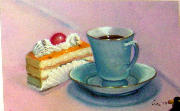 merienda Pastel Paper Still Life Paintings