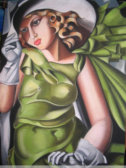 La chica de verde...