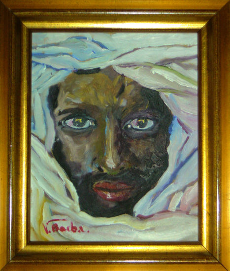 arebe Óleo Tabla Retrato