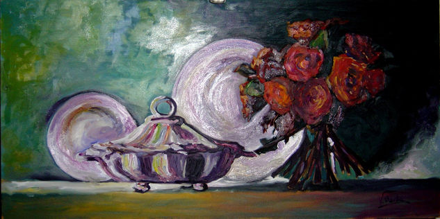 ramo de flores Oil Panel Still Life Paintings