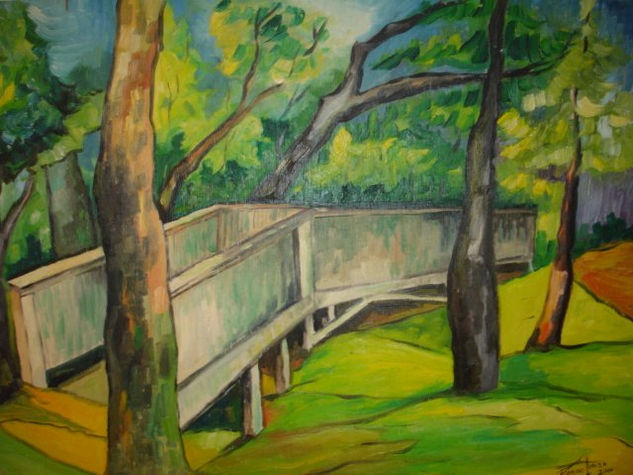 El puente Oil Panel Landscaping