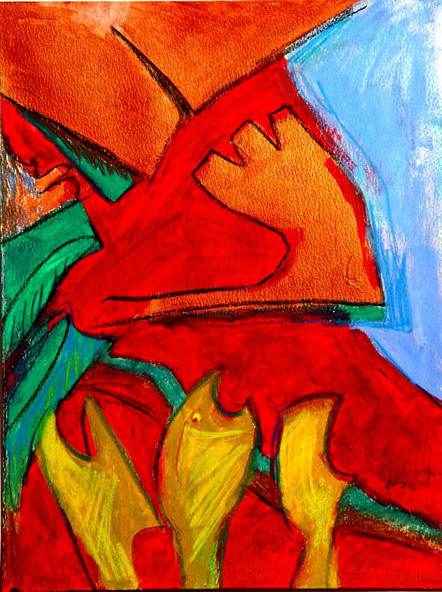 Shapes in red