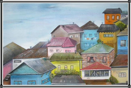 Casas de cerro...