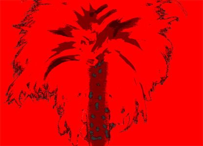 Palmera roja 