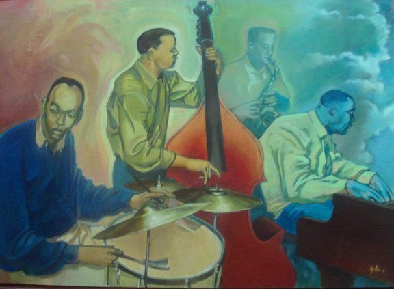 jazz band Oil Canvas Landscaping