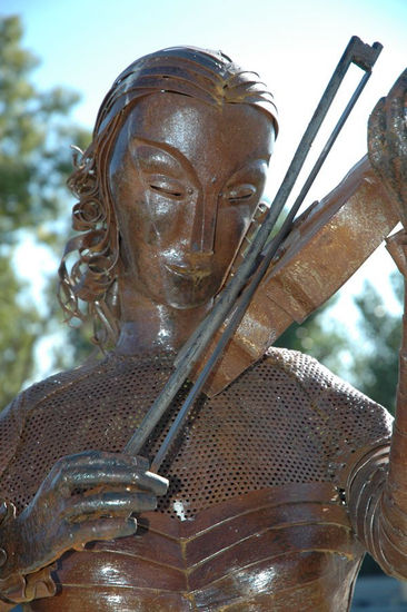 violinista Metal Figurative