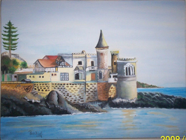 El Castillo Wulf Oil Canvas Landscaping