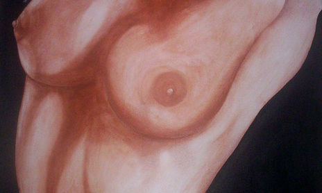 UNA MUJER DESNUDA Y EN LO OSCURO