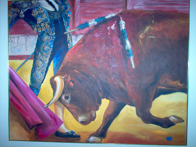 Toros Oil Canvas Animals