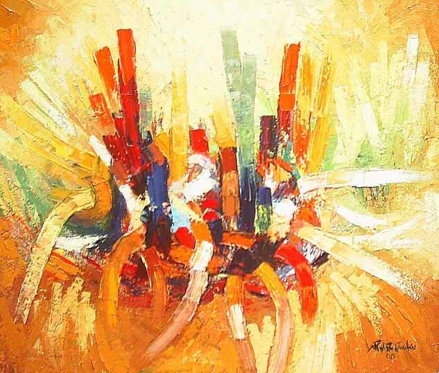 algarabia de color Oil Canvas Others