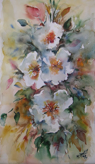 Flores Watercolour Paper Floral Painting