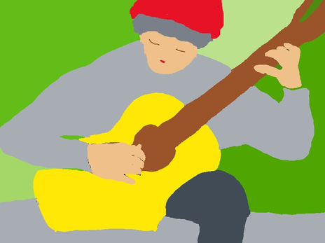 Muchacho con guitarra