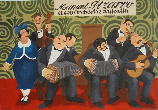 orquesta tipica de tango Acrylic Card Others