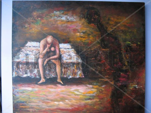 NUM. RF.8.4O8- VIOLENCIA DE GENERO - MALTRATO. Oil Canvas Landscaping