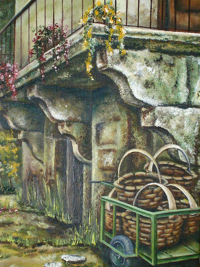 balcon Óleo Lienzo