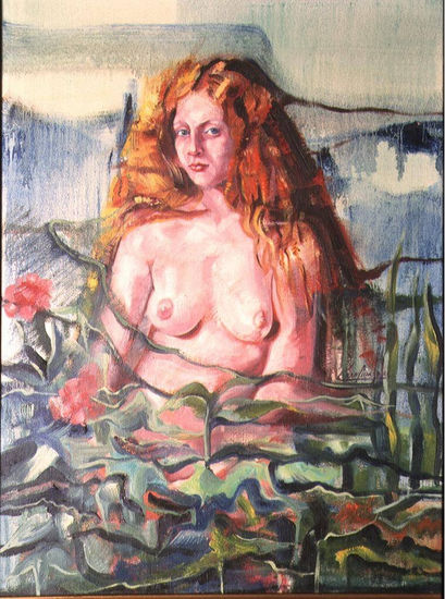 Mi Monna Lisa Oil Canvas Nude Paintings