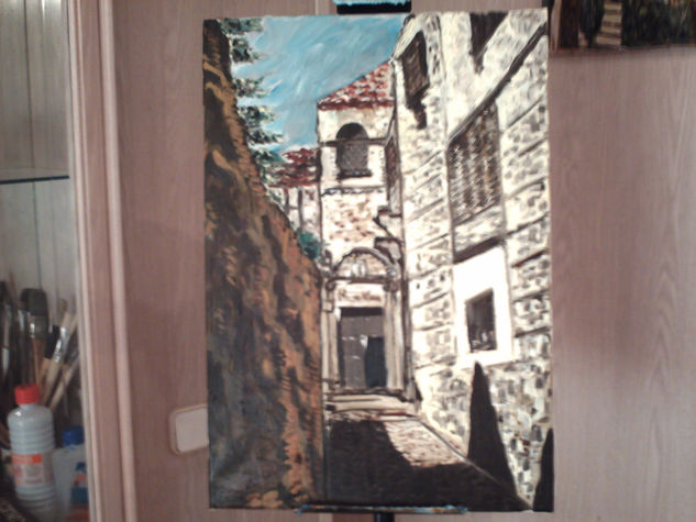 Paisaje urbano Oil Canvas Landscaping