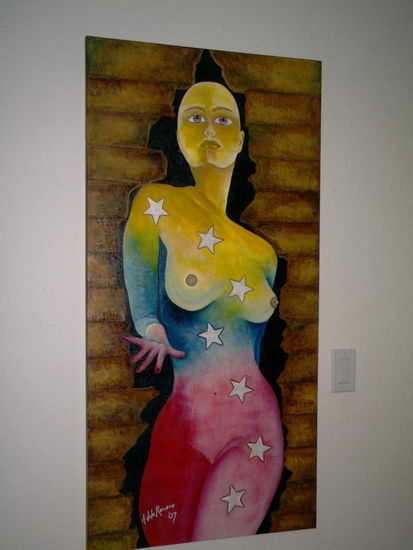 sobreviviente Acrylic Canvas Figure Painting