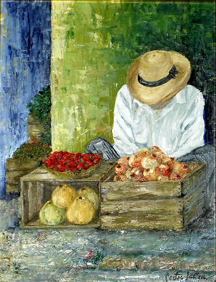 MERCADER Oil Canvas Portrait