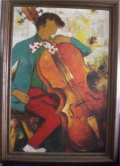 MUSICO Óleo Otros Figura