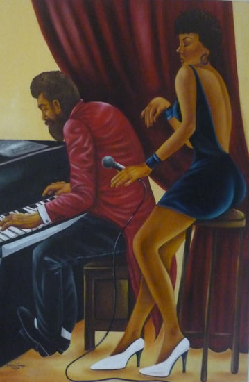 Pianista Oil Canvas Others