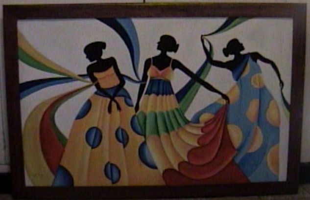 Baile de Colores Oil Canvas Others