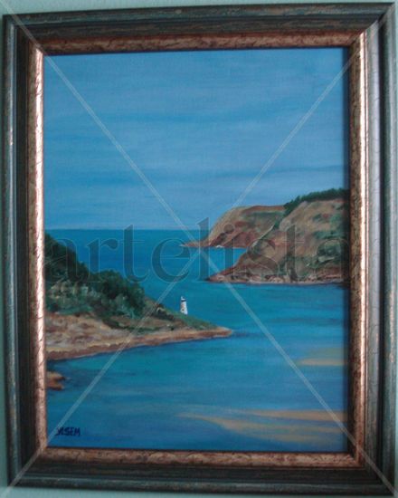 estaca de bares Óleo Lienzo Paisaje