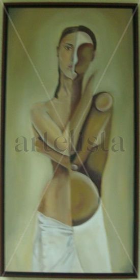 Descubriendo la Figura Oil Canvas Figure Painting