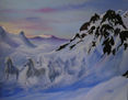 CABALLOS EN LA NIEVE