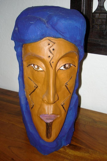 l'homme bleu Pottery Figurative