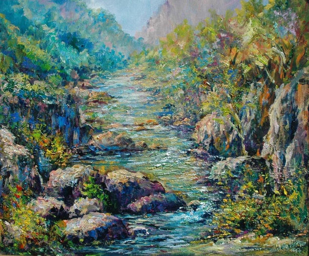 Paisaje del Pirineo Oil Canvas Landscaping