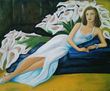 MUJER CON ALCATRACES