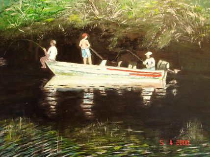 Pescaria no Amazonas