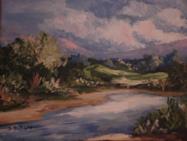 PAISAJES CARIBEÑOS Acrylic Canvas Landscaping