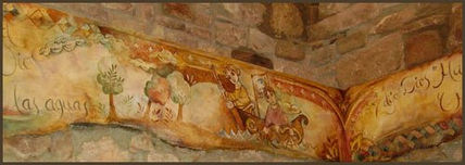 Mural en capilla de...