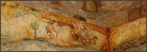 Mural en capilla de Rins
