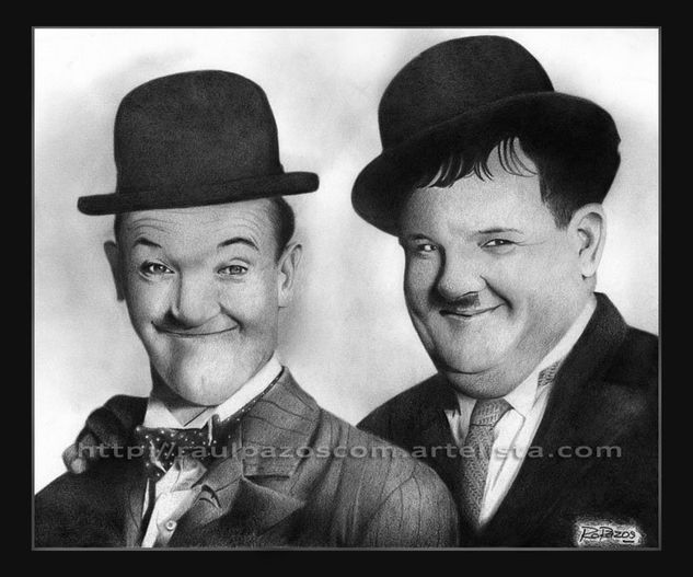 el flaco y el gordo ( stan laurel & oliver hardy ) Pencil