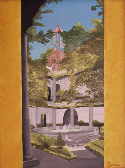 Museo.México. Oil Canvas Landscaping