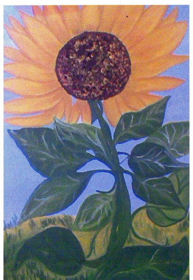 Girasol Oil Canvas Floral Painting