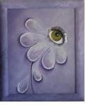 lagrimas en flor Acrylic Panel Floral Painting