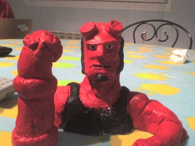 Hellboy Pottery Figurative