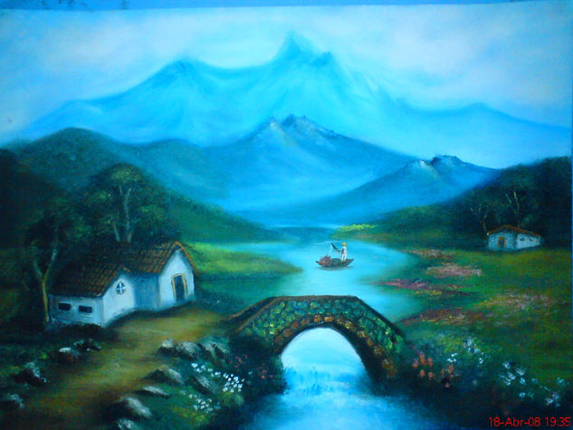 Pescador Oil Canvas Landscaping