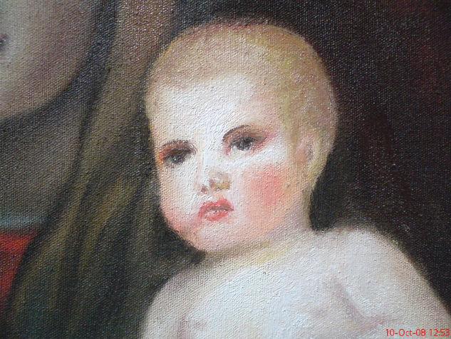 Texturas Oil Canvas Portrait