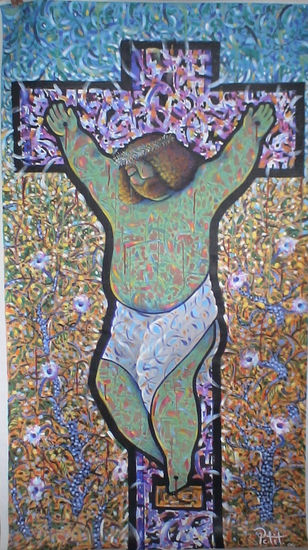 Jesús Diversificado Acrylic Canvas Figure Painting