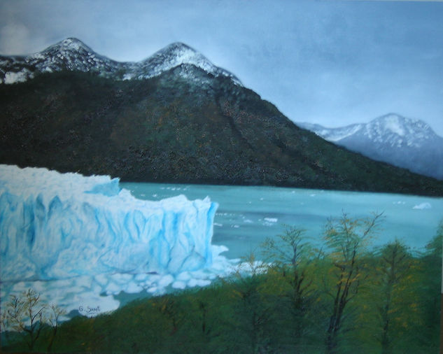 EL GLACIAR Oil Panel