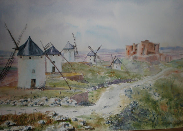 Molinos en Consuegra. Toledo