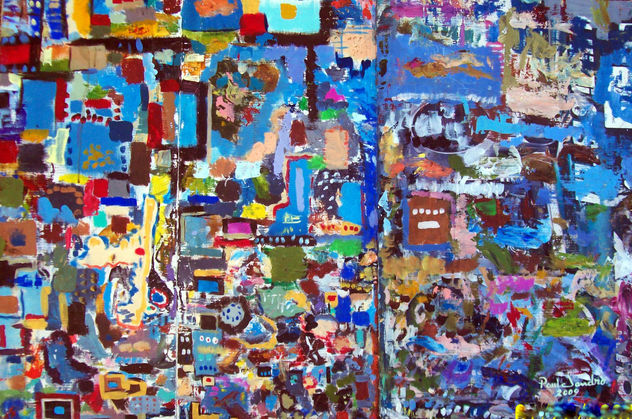 Congestion Urbana, 2009 Oleo/ Lienzo 60 x 92 cm